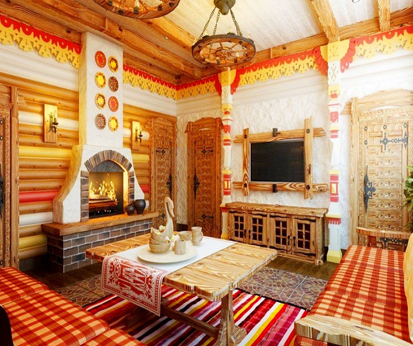 Квартира В Русском Стиле Фото
